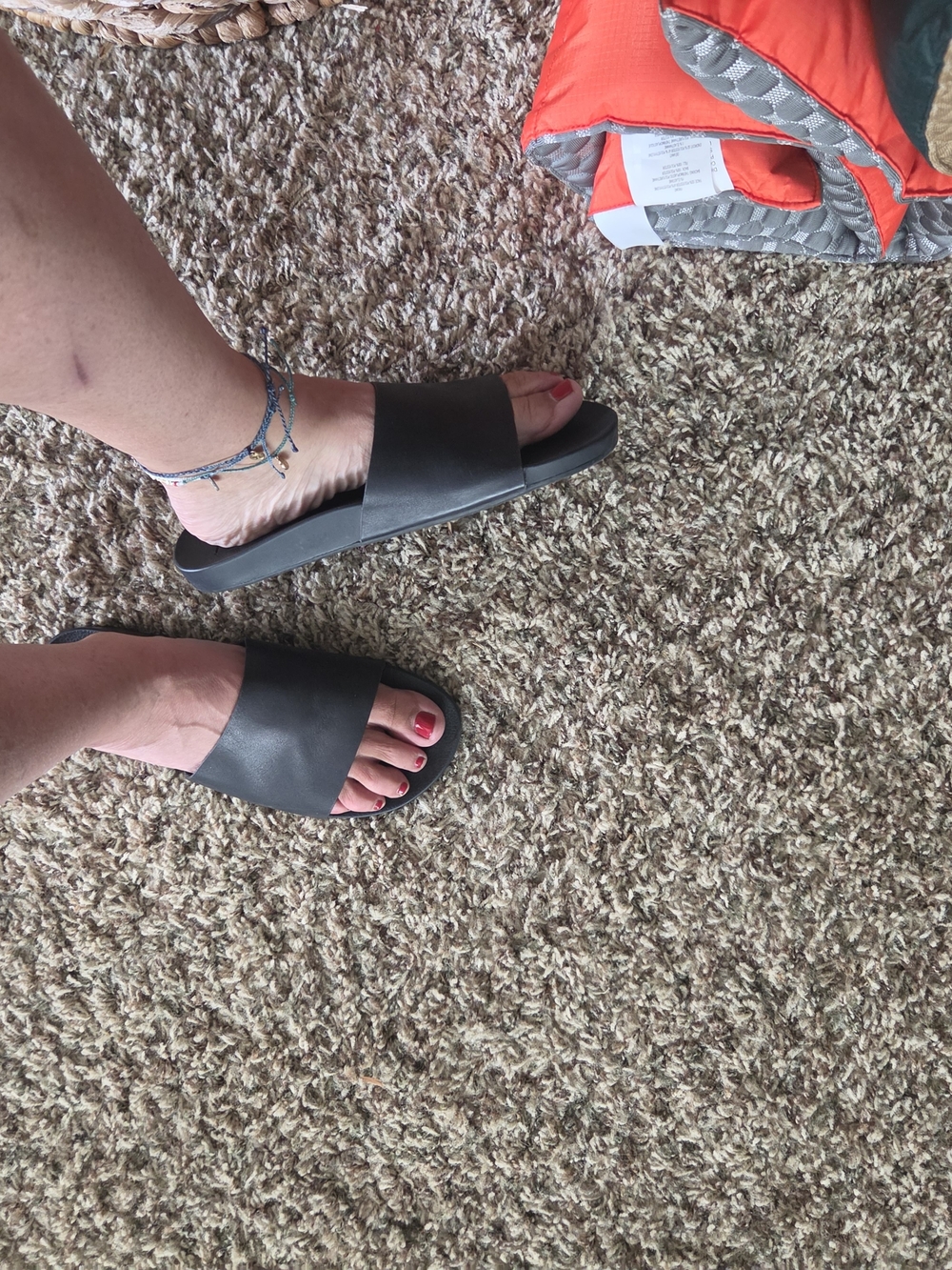 Vans Black Slide Sandals - Picture 3 of 5
